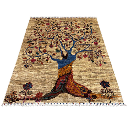 Khorjin Teppich Beige 203x156 cm - German Carpet Shop