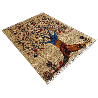 Khorjin Teppich Beige 203x156 cm - German Carpet Shop
