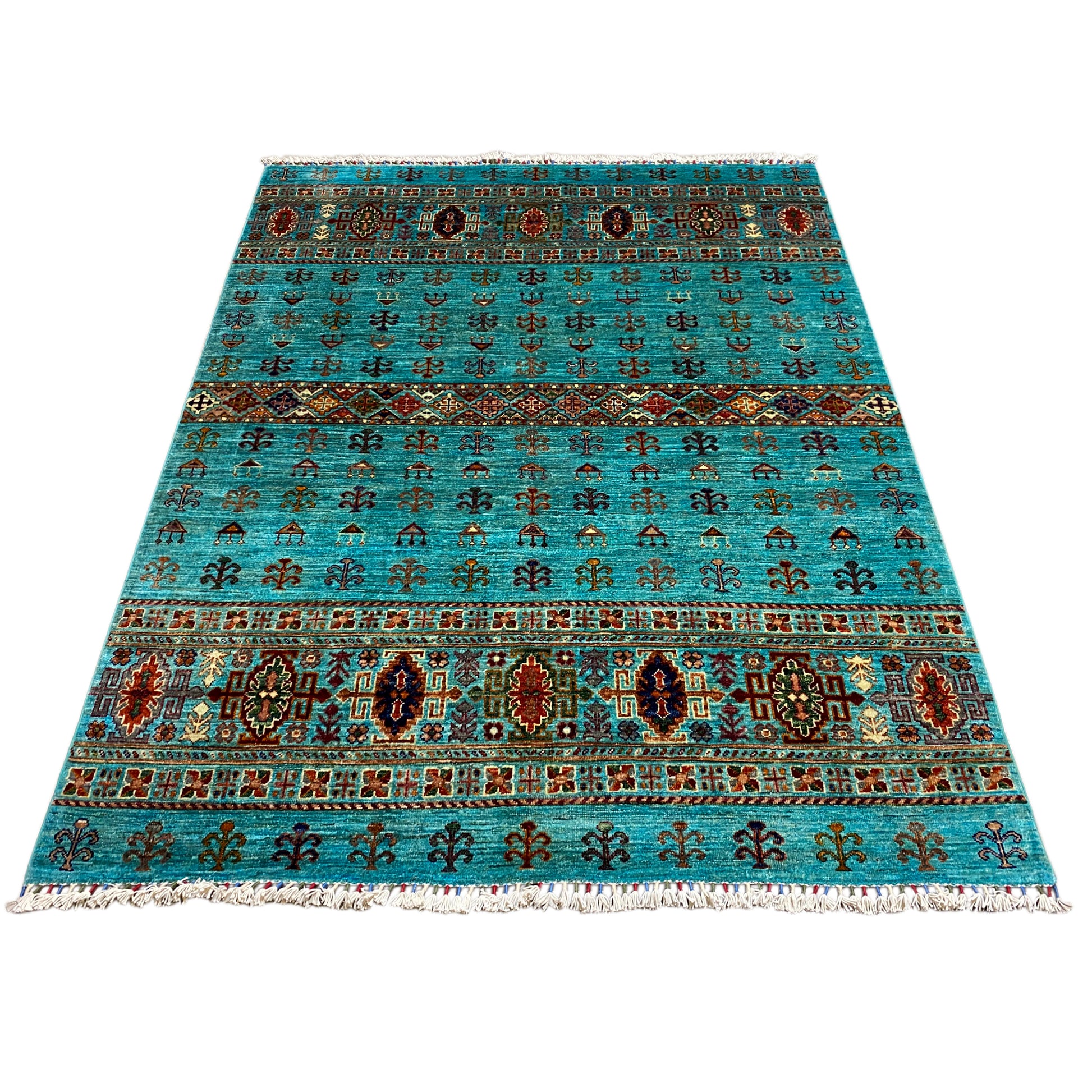 Khorjin Teppich Türkis 206x157 cm - German Carpet Shop