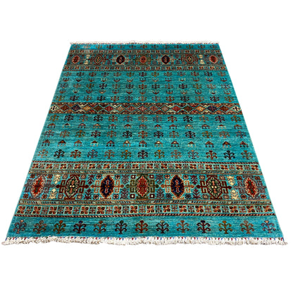 Khorjin Teppich Türkis 206x157 cm - German Carpet Shop