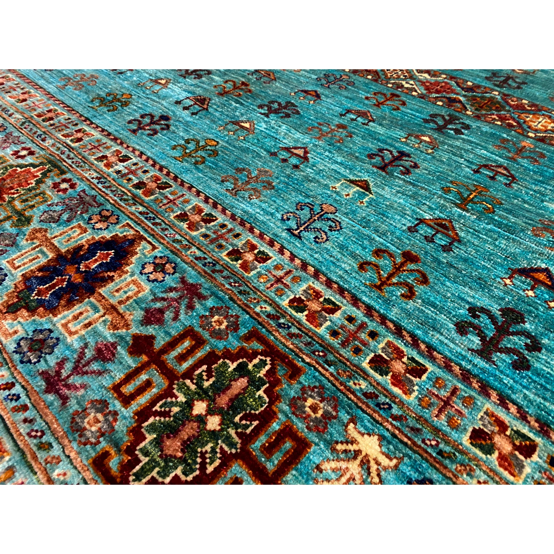 Khorjin Teppich Türkis 206x157 cm - German Carpet Shop