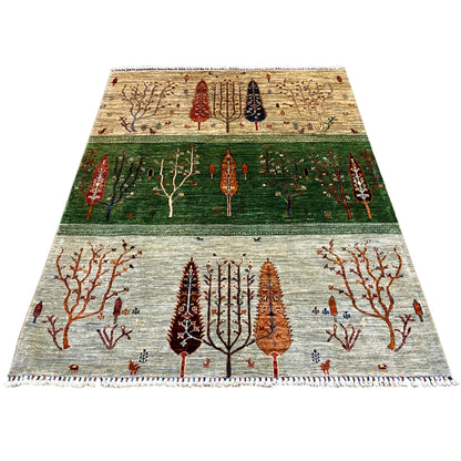 Bunter Khorjin Teppich 201x157 cm - German Carpet Shop