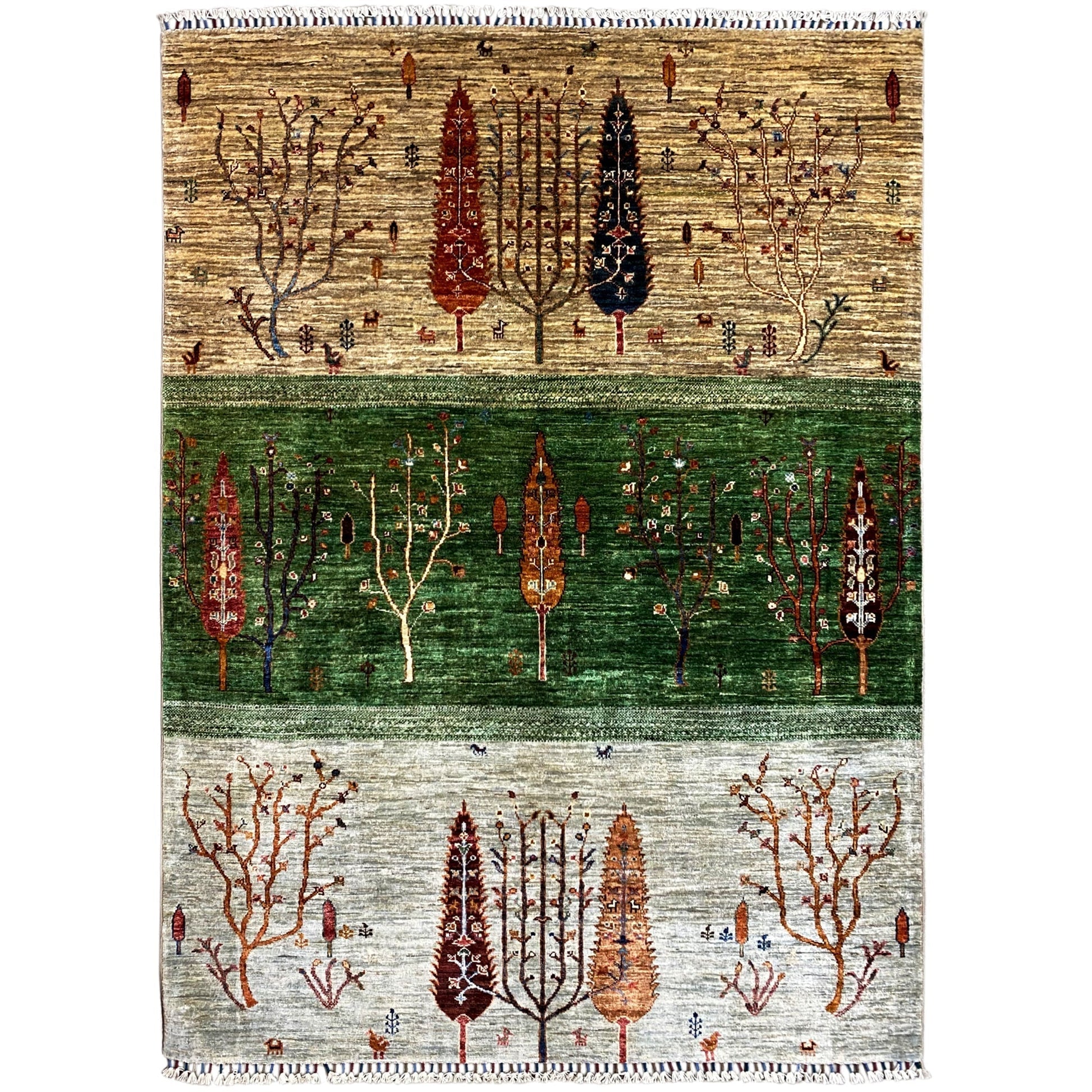 Bunter Khorjin Teppich 201x157 cm - German Carpet Shop