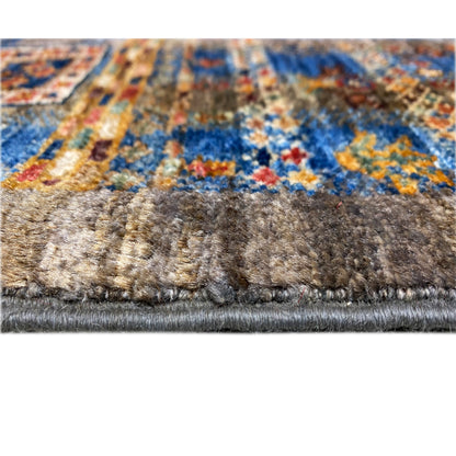 Blauer Khorjin Teppich 124x88 cm - German Carpet Shop
