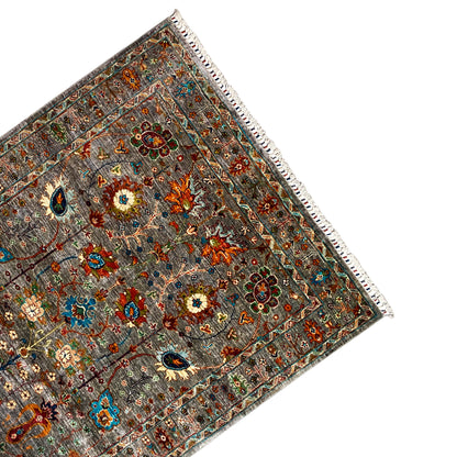 Grauer Khorjin Teppich 202x155 cm - German Carpet Shop