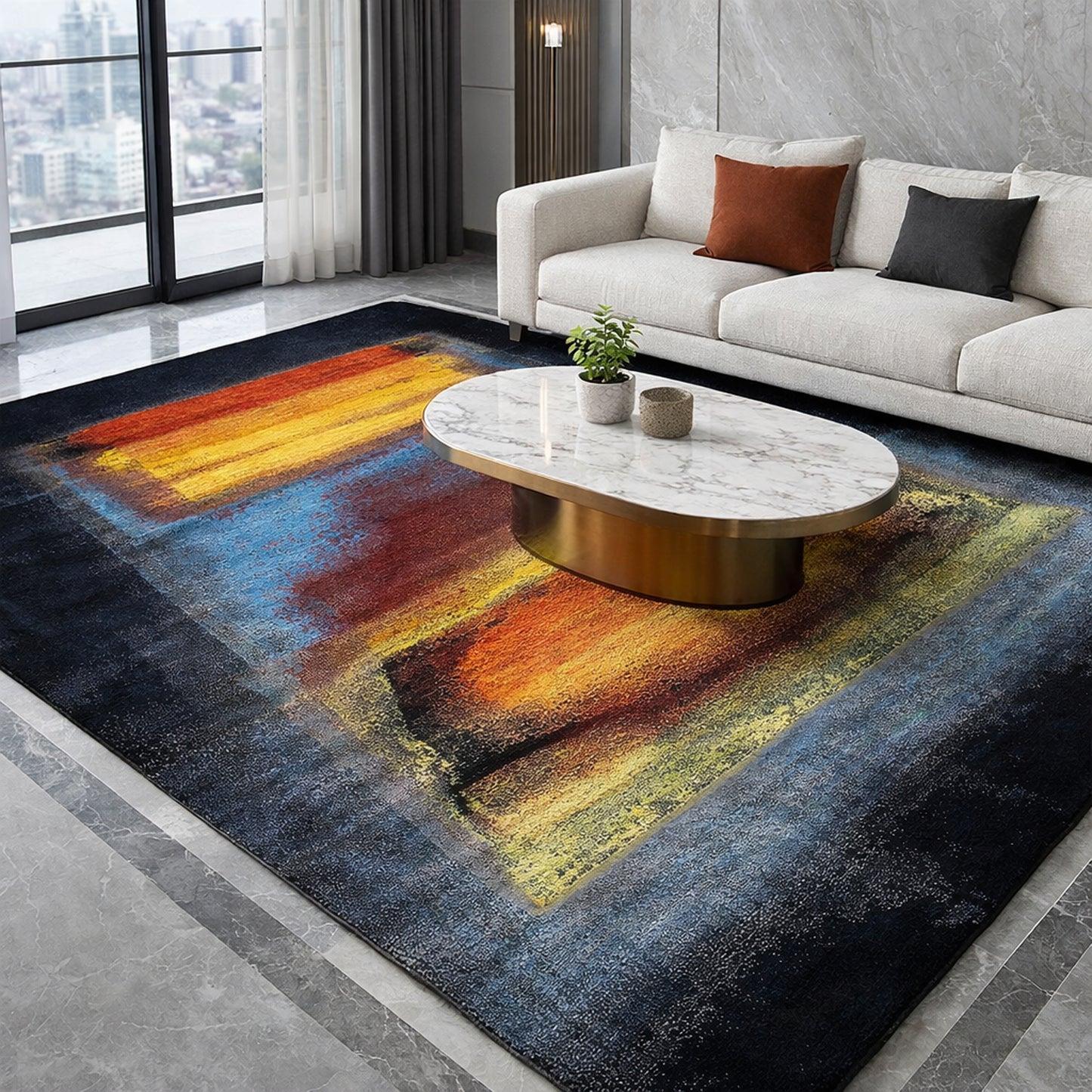 Designer Rug - 364x275 cm