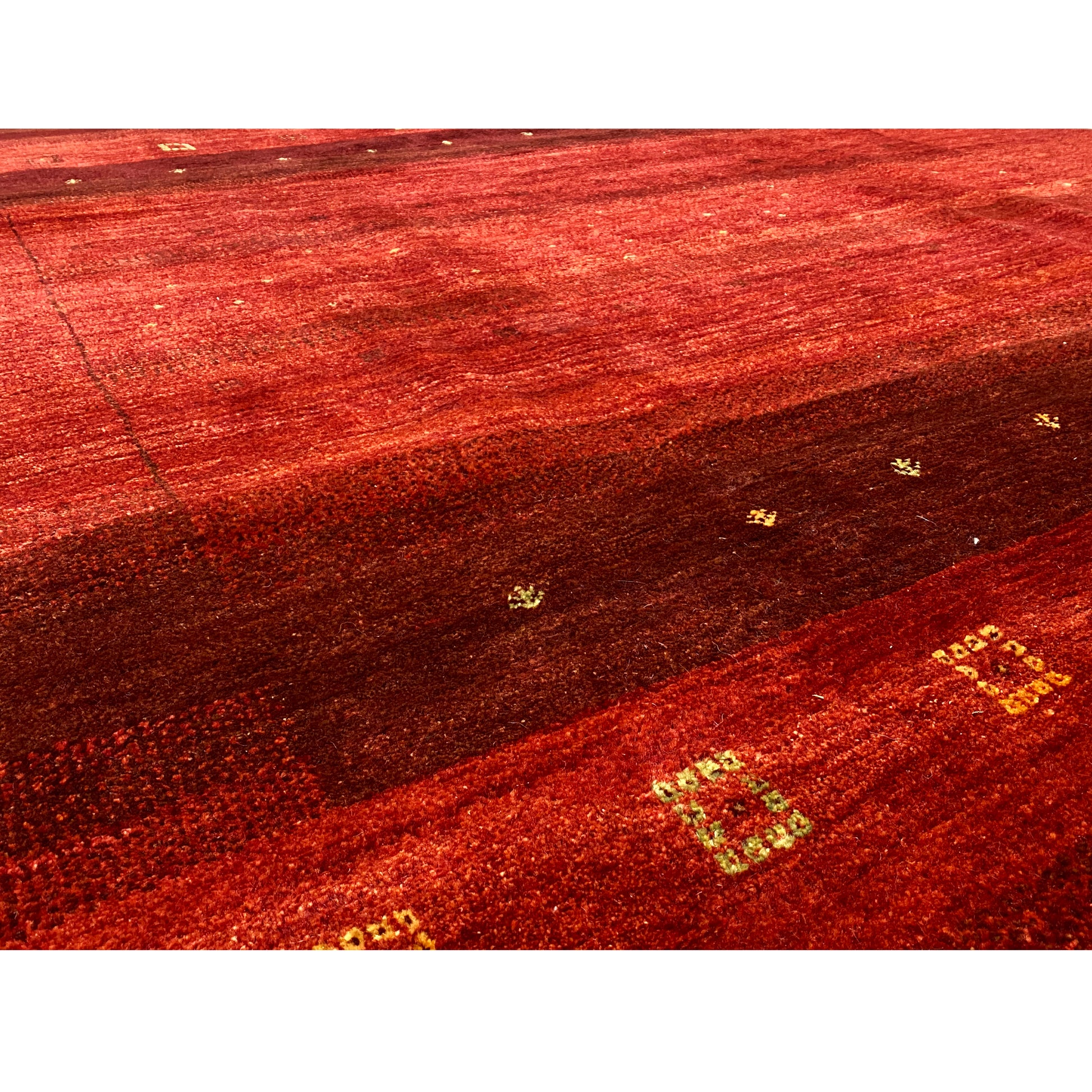 Handgeknüpfter Gabbeh Teppich 304x251 cm - German Carpet Shop