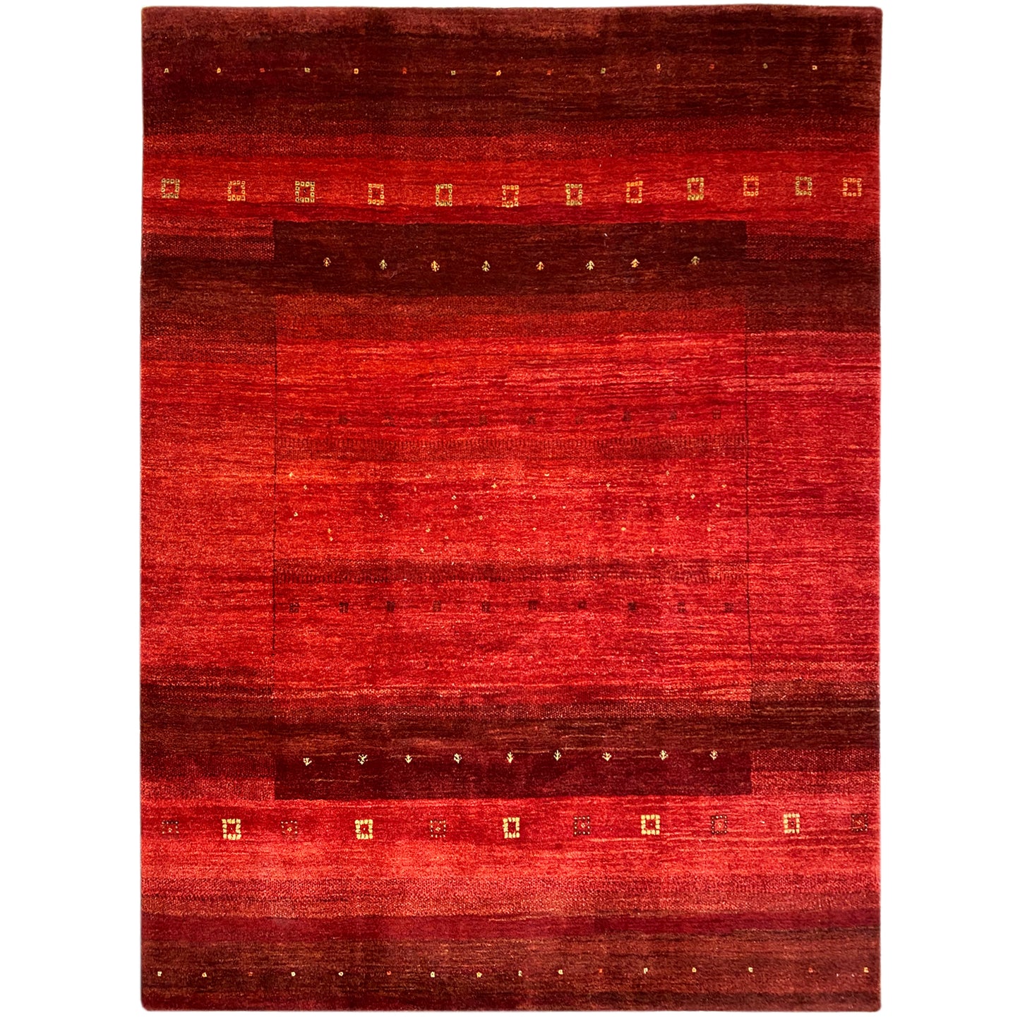 Handgeknüpfter Gabbeh Teppich 304x251 cm - German Carpet Shop