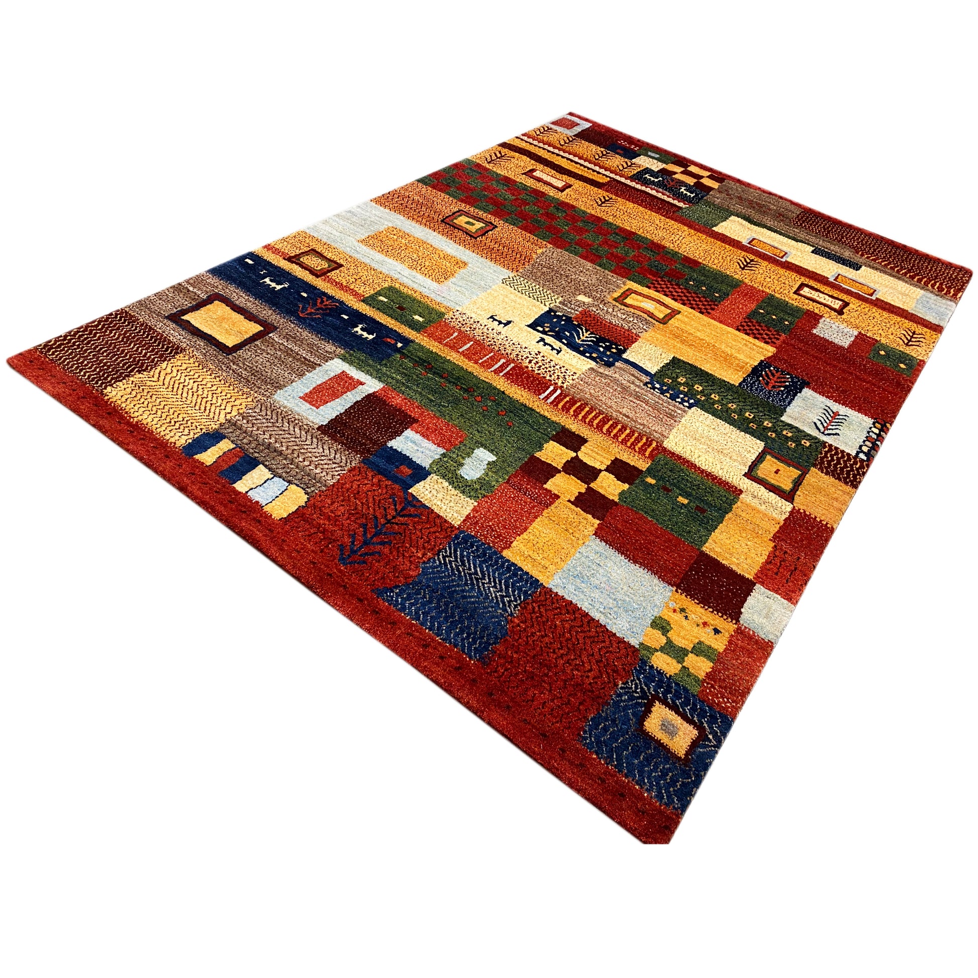 Handgeknüpfter Gabbeh Teppich 297x206 cm - German Carpet Shop