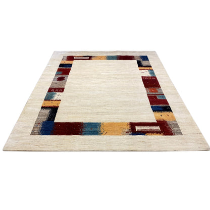 Handgeknüpfter Gabbeh Teppich 243x301 cm - German Carpet Shop