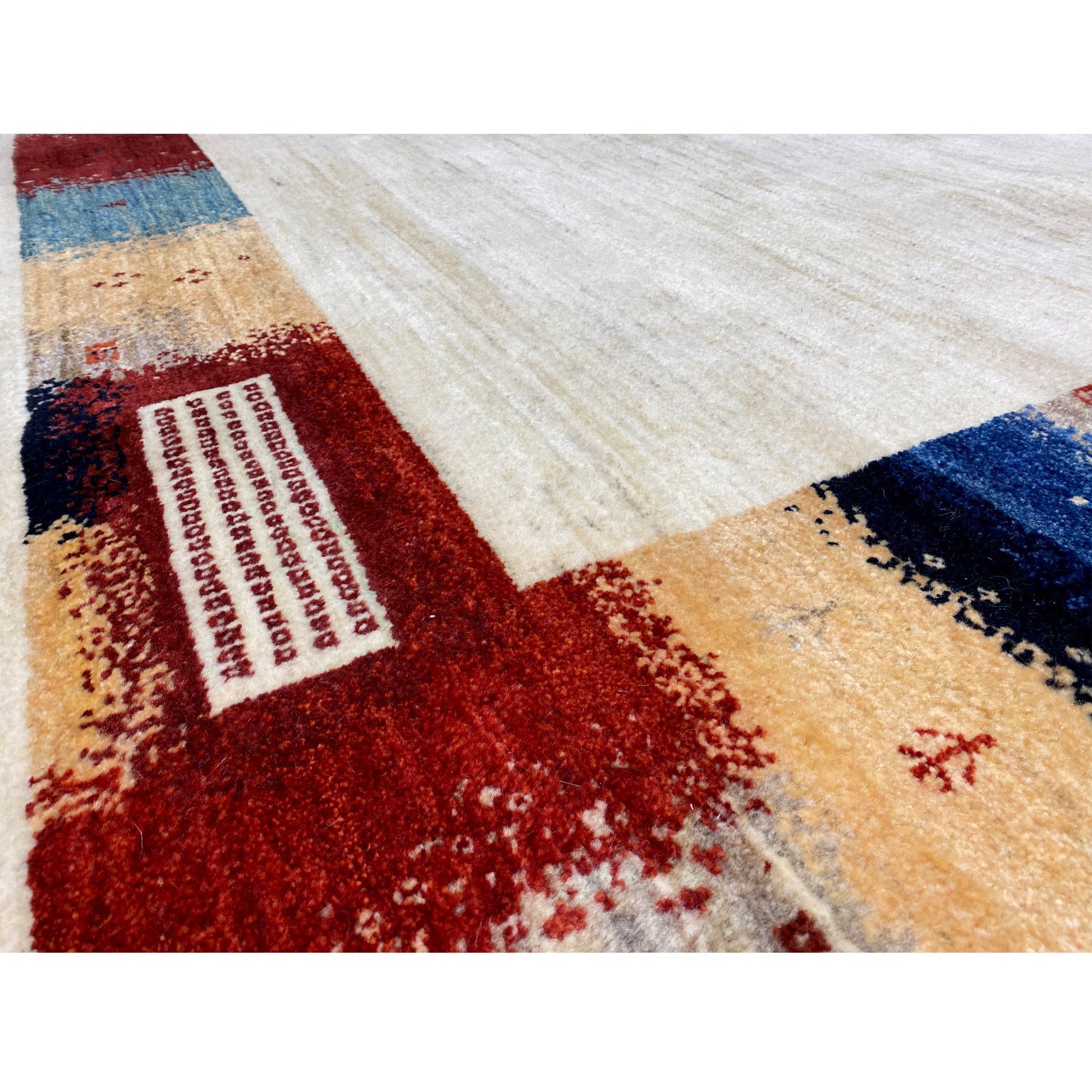 Handgeknüpfter Gabbeh Teppich 243x301 cm - German Carpet Shop