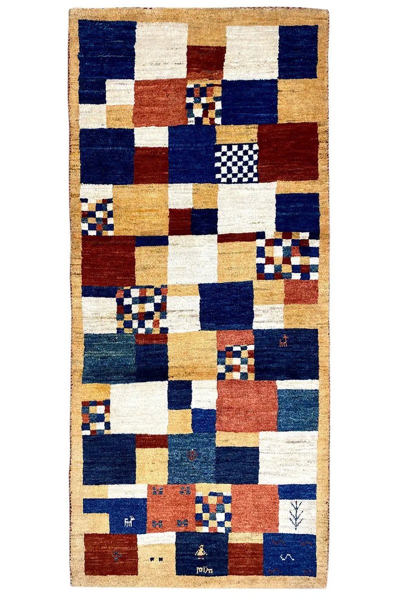 Gabbeh carpet (195x83cm)