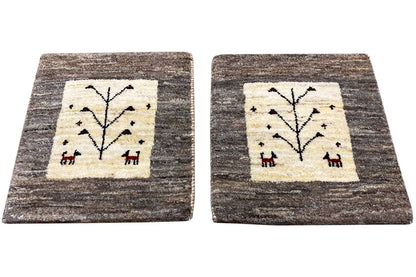 Gabbeh Teppich (42x40 cm) - German Carpet Shop