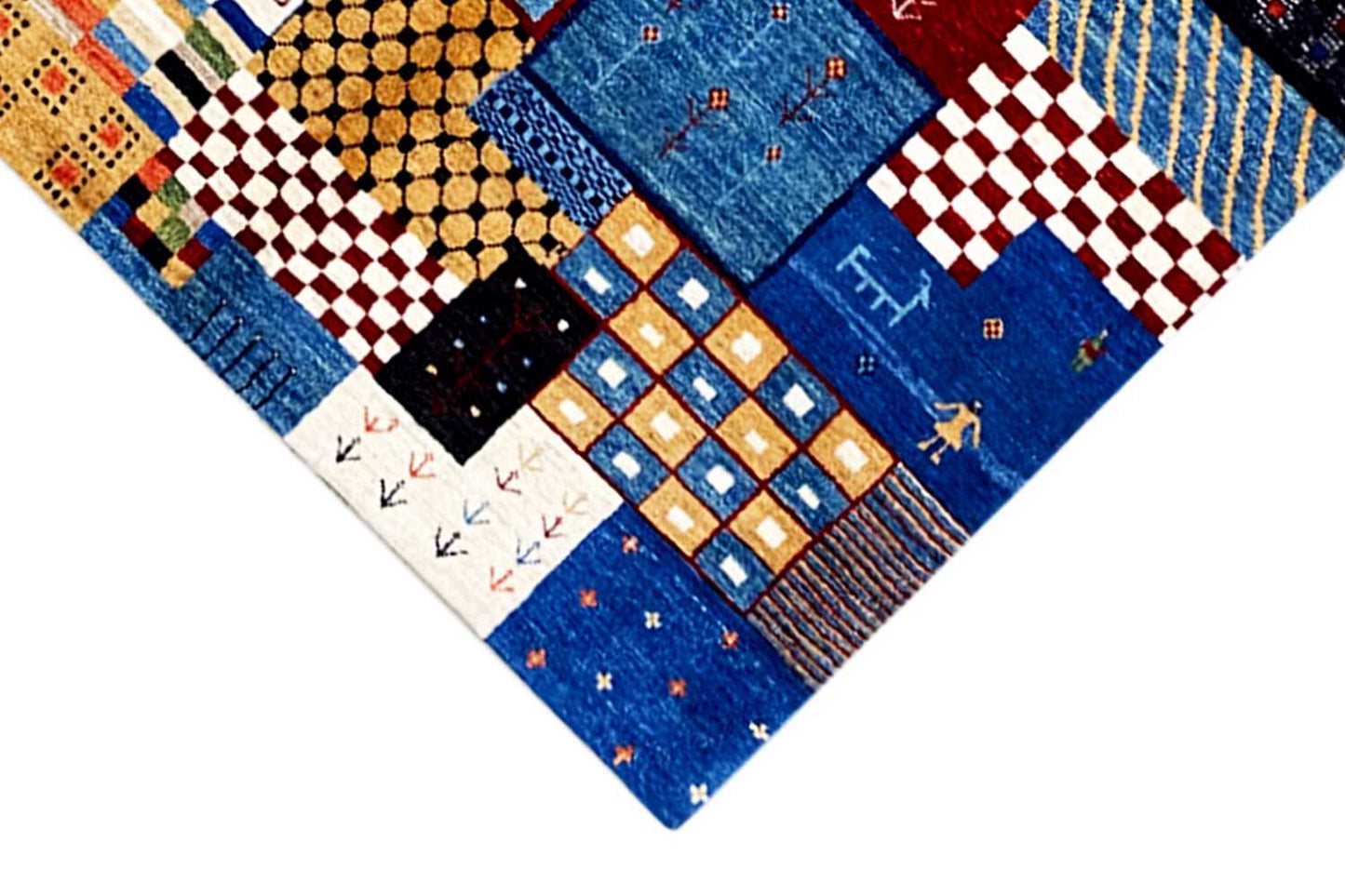 Gabbeh Teppich (170x240 cm / 6x8 ft) - German Carpet Shop