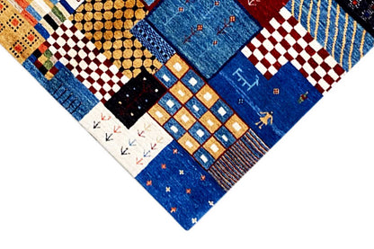 Gabbeh Teppich (170x240 cm / 6x8 ft) - German Carpet Shop