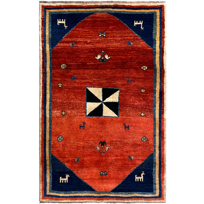 Gabbeh Carpet 188x116 cm