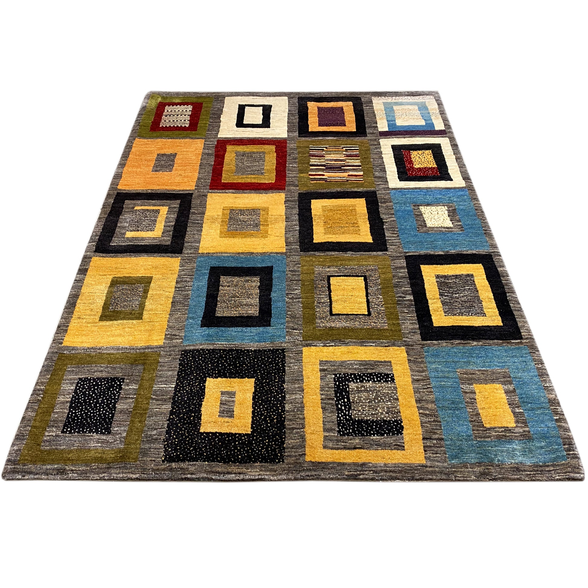 Gabbeh Teppich Bunt 235x169 cm - German Carpet Shop