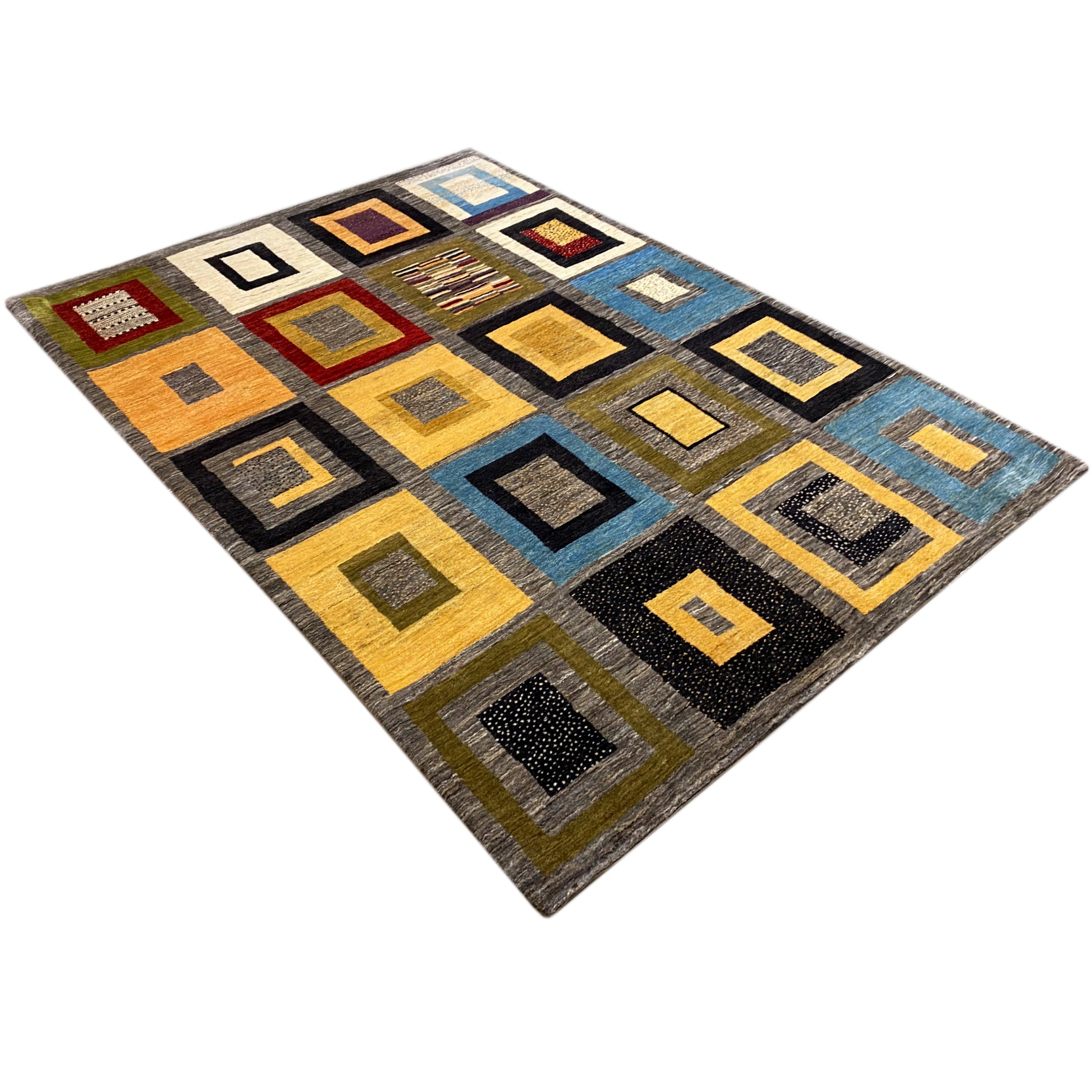 Gabbeh Teppich Bunt 235x169 cm - German Carpet Shop