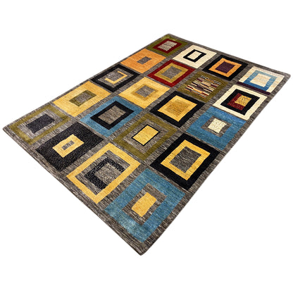 Gabbeh Teppich Bunt 235x169 cm - German Carpet Shop