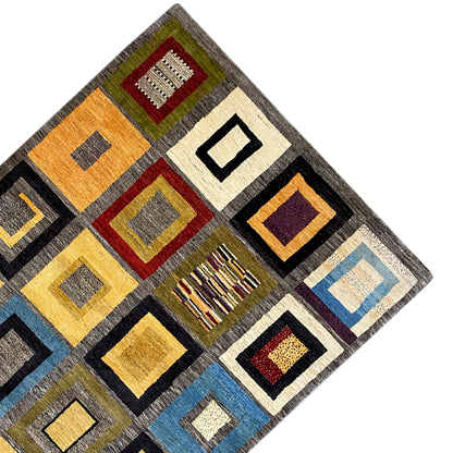 Gabbeh Teppich Bunt 235x169 cm - German Carpet Shop