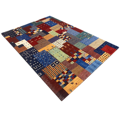Gabbeh Teppich Bunt 239x165 cm - German Carpet Shop