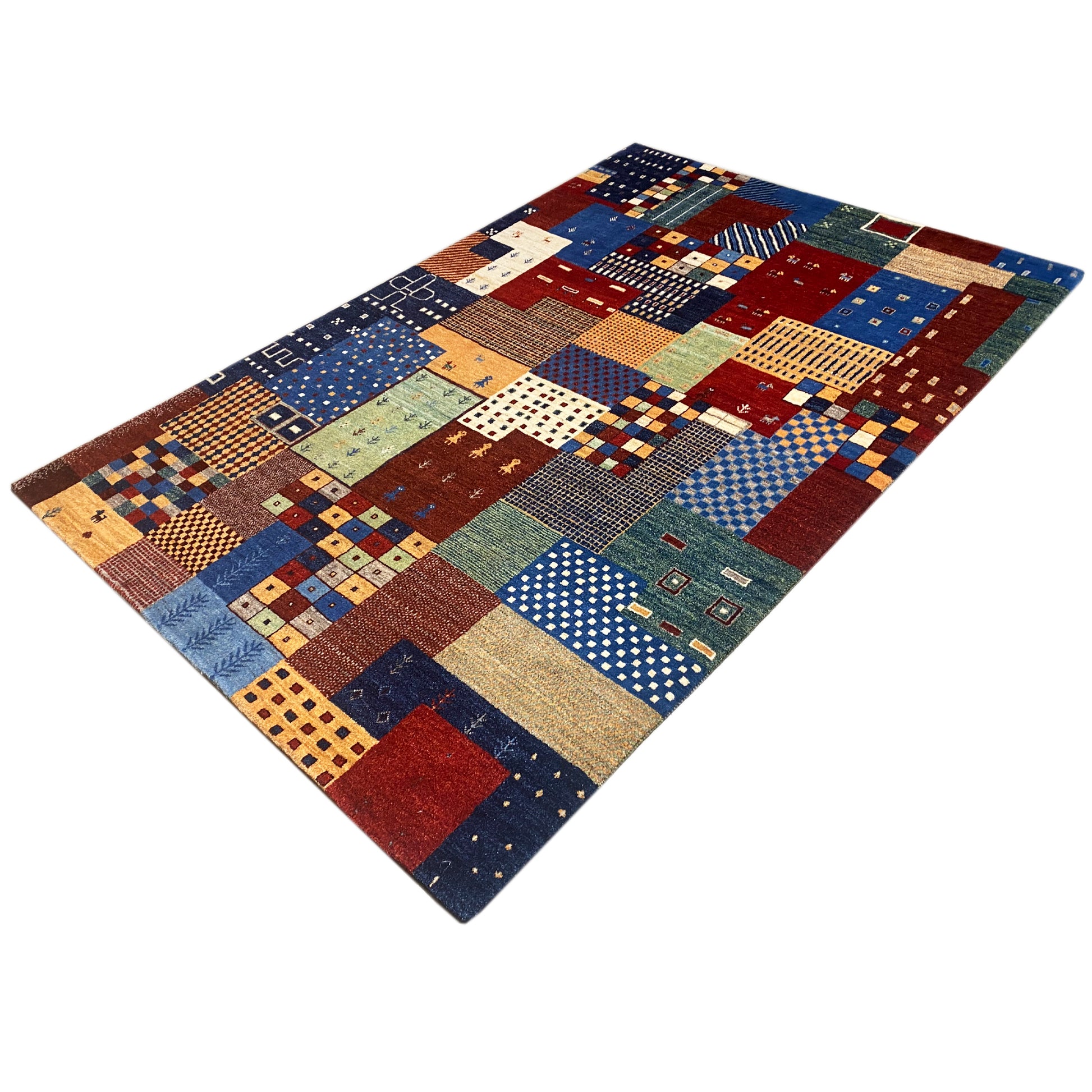 Gabbeh Teppich Bunt 239x165 cm - German Carpet Shop
