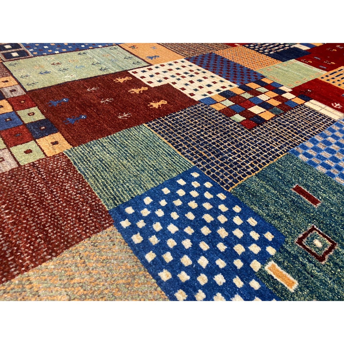 Gabbeh Teppich Bunt 239x165 cm - German Carpet Shop