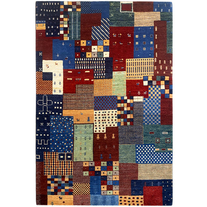 Gabbeh Teppich Bunt 239x165 cm - German Carpet Shop