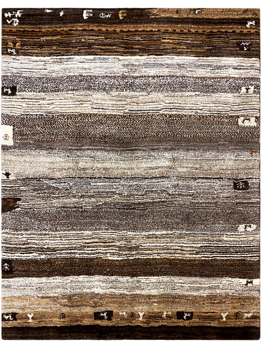 Gabbeh Rug 195x153 cm