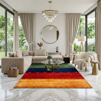 Gabbeh Rug 196x153 cm