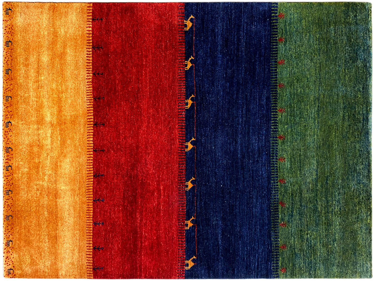 Gabbeh Rug 196x153 cm
