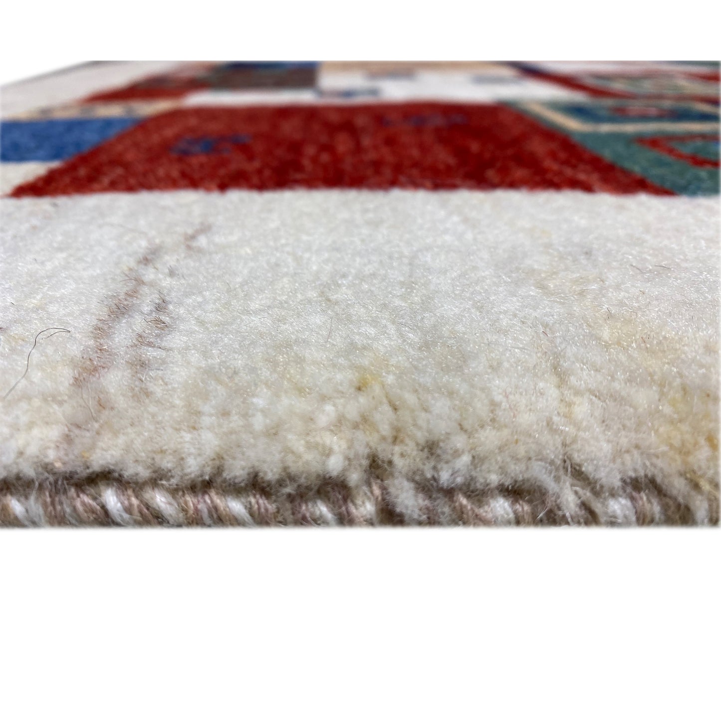 Mehrfarbiger Gabbeh Teppich 196x78 cm - German Carpet Shop