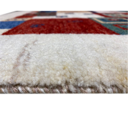 Mehrfarbiger Gabbeh Teppich 196x78 cm - German Carpet Shop