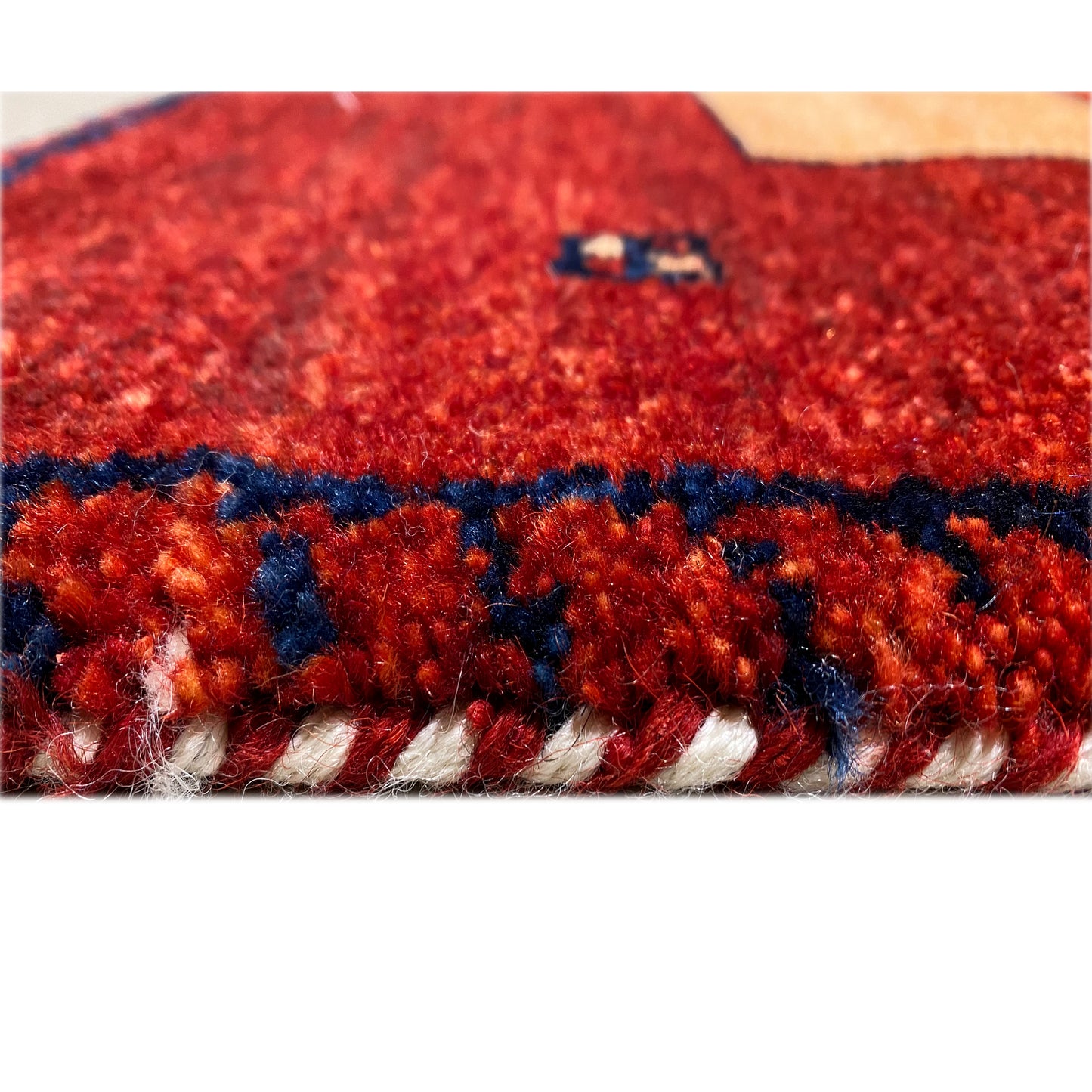 Roter Gabbeh Teppich Läufer 192x79 cm - German Carpet Shop