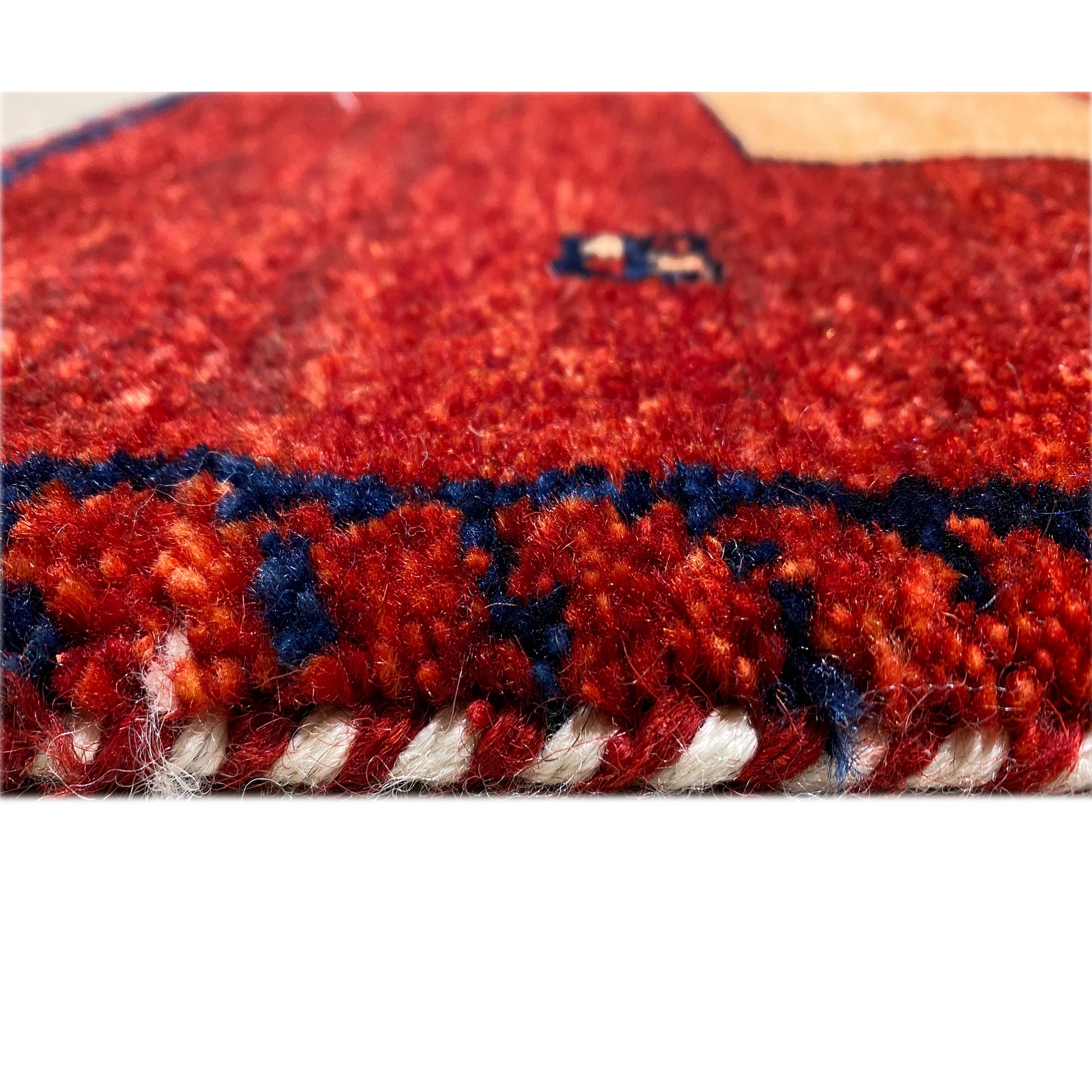 Roter Gabbeh Teppich Läufer 192x79 cm - German Carpet Shop