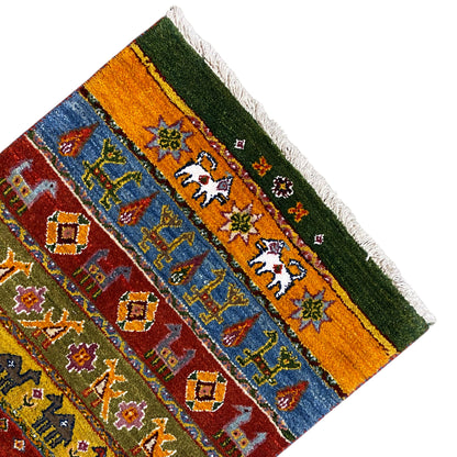 Gabbeh Lori - (63x62cm) - German Carpet Shop