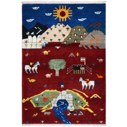 Gabbeh Luri Teppich - 145x100 cm