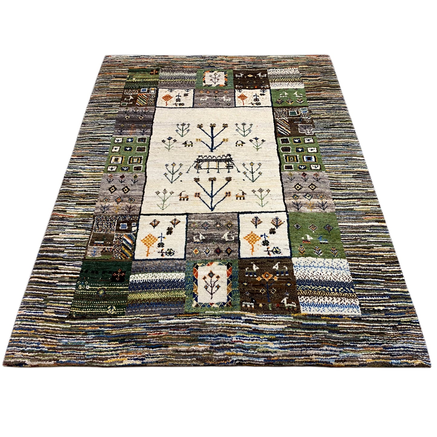 Gabbeh Carpet 210x153 cm