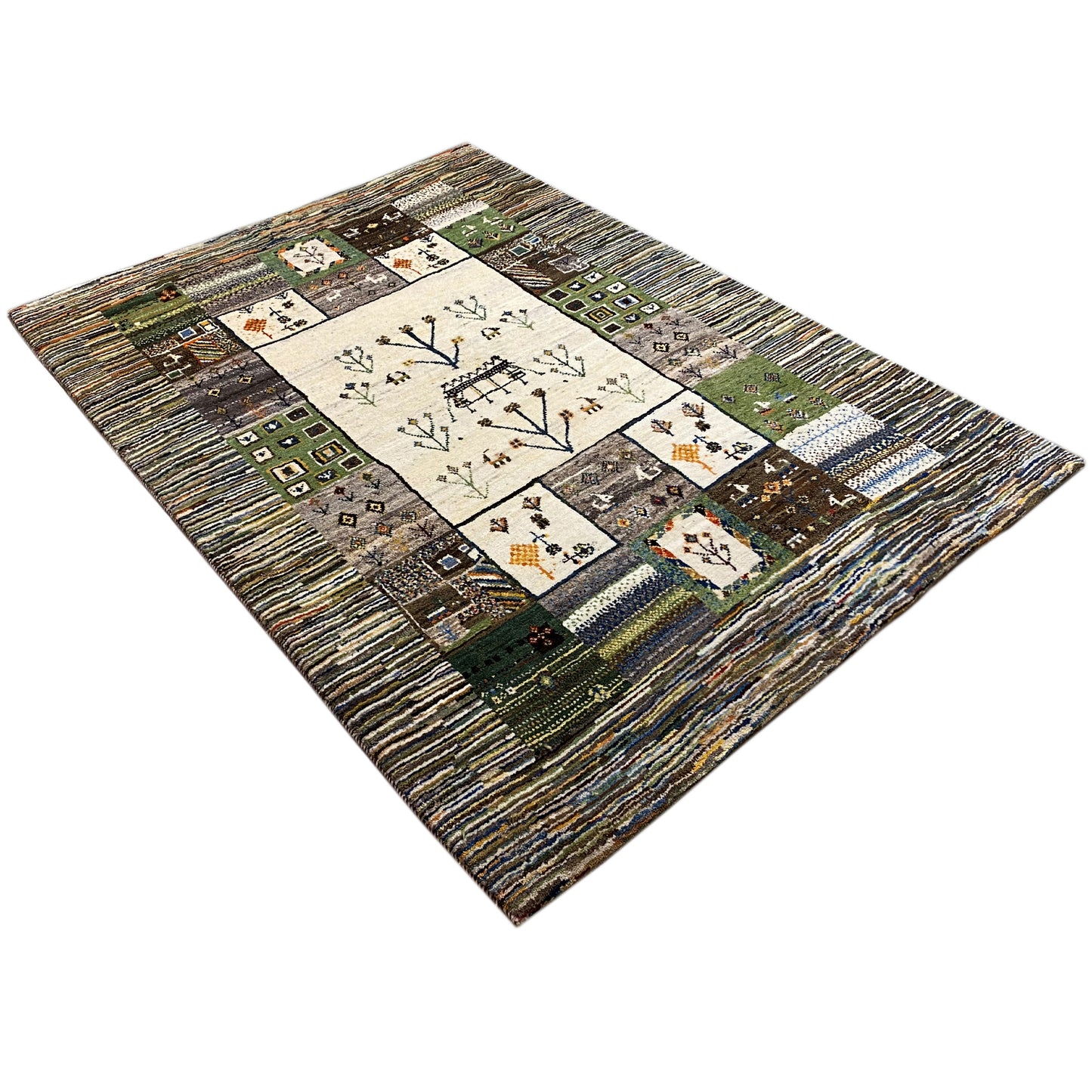 Gabbeh Carpet 210x153 cm