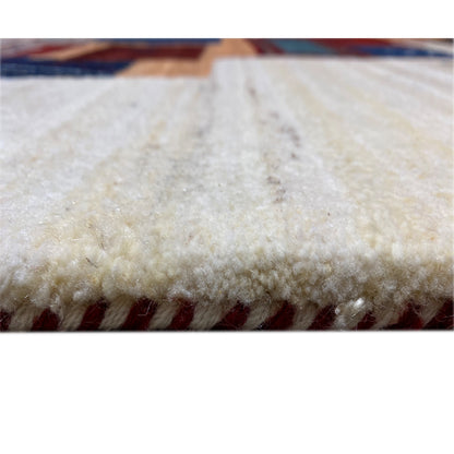 Gabbeh Exklusiver Teppich Beige 303x253 cm - German Carpet Shop