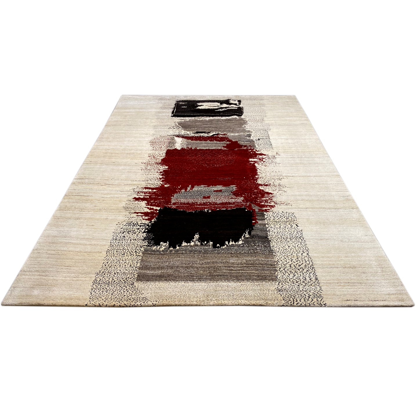 Gabbeh Exklusiver Teppich Rot 344x244 cm - German Carpet Shop