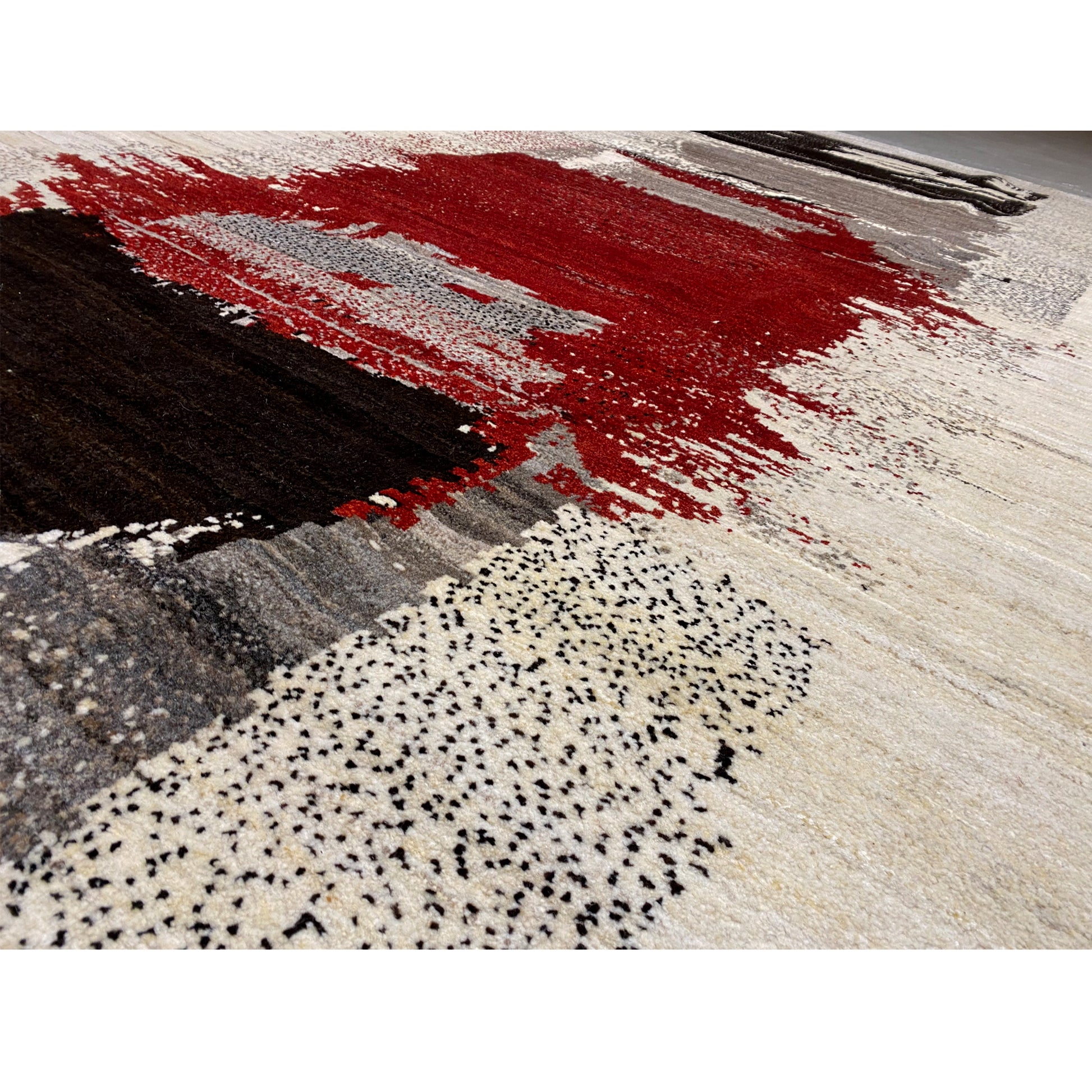 Gabbeh Exklusiver Teppich Rot 344x244 cm - German Carpet Shop