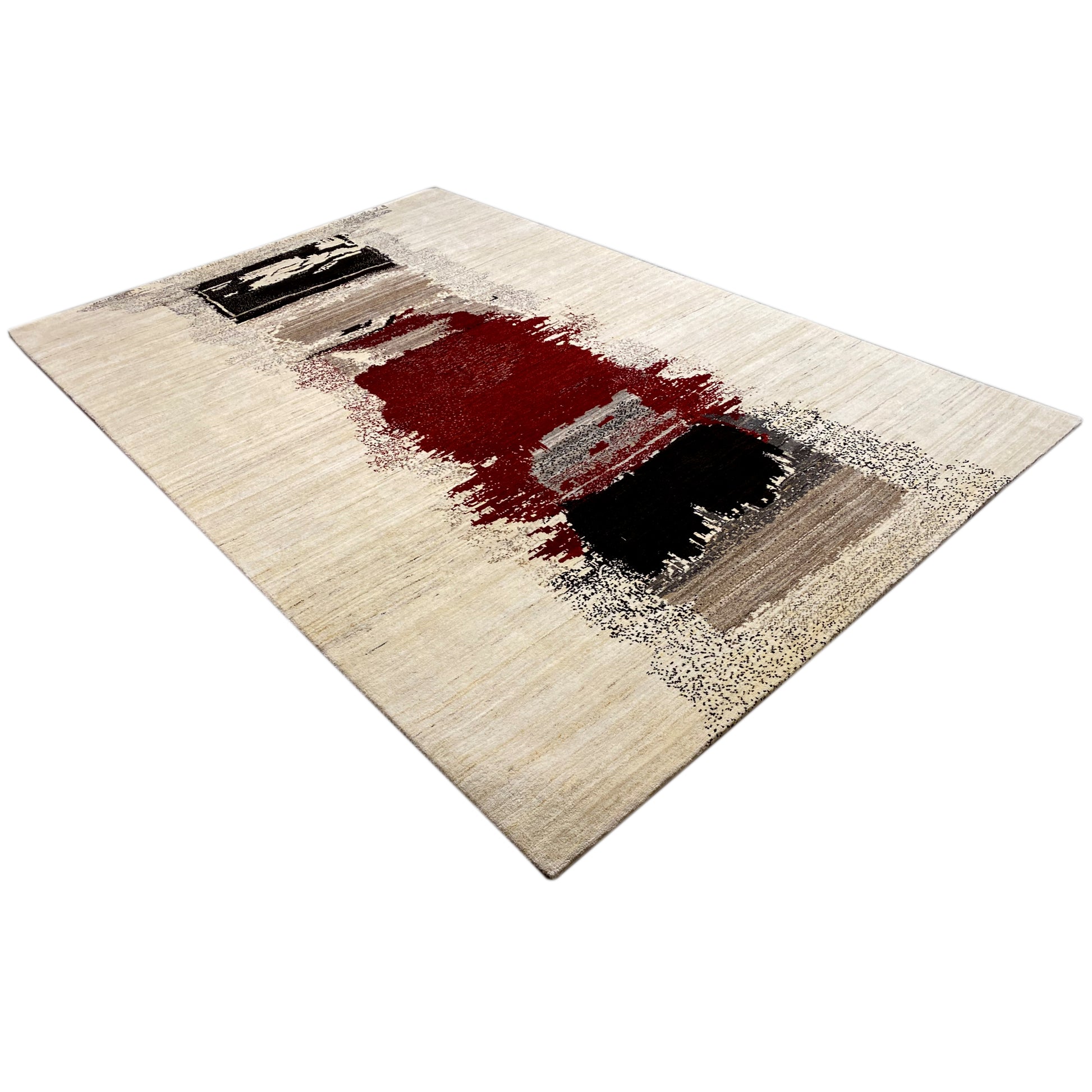 Gabbeh Exklusiver Teppich Rot 305x197 cm - German Carpet Shop