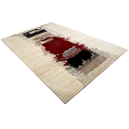 Gabbeh Exklusiver Teppich Rot 305x197 cm - German Carpet Shop