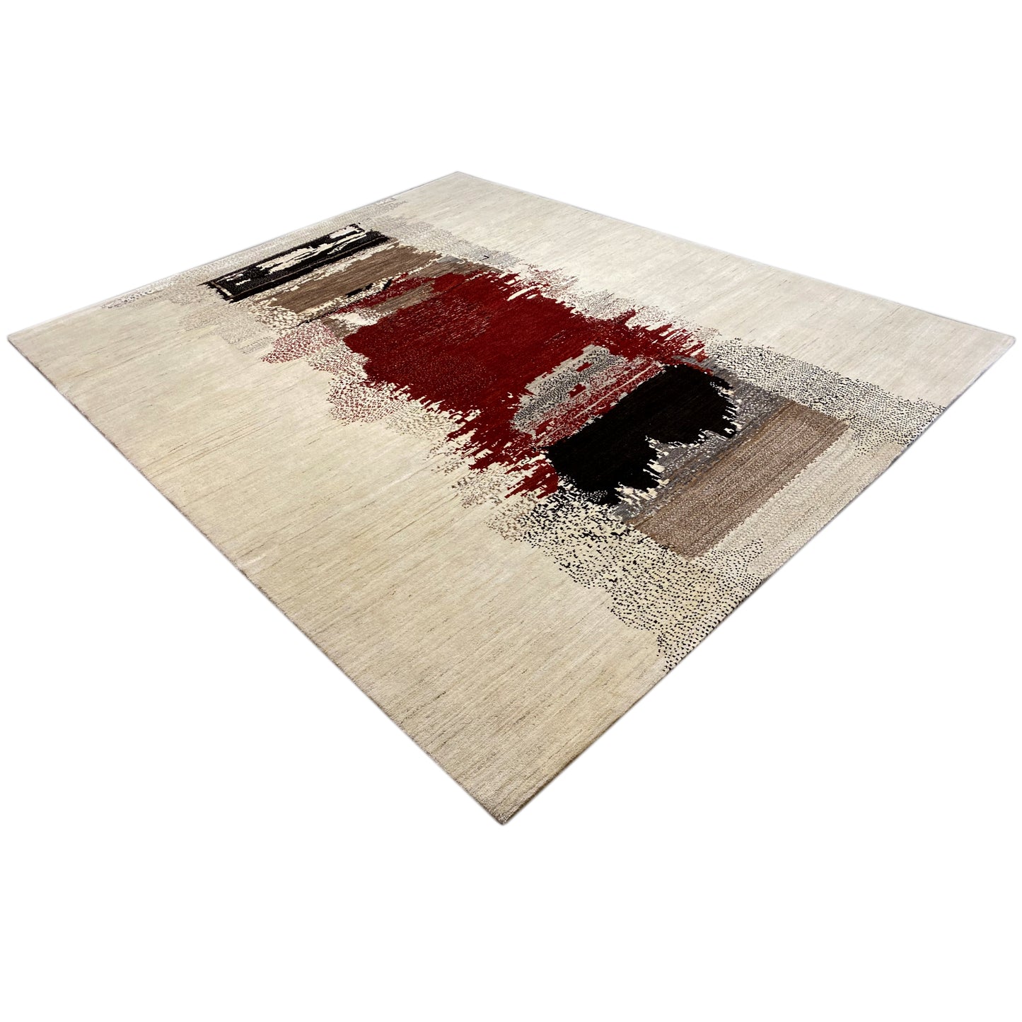 Gabbeh Exklusiver Teppich Rot 298x248 cm - German Carpet Shop