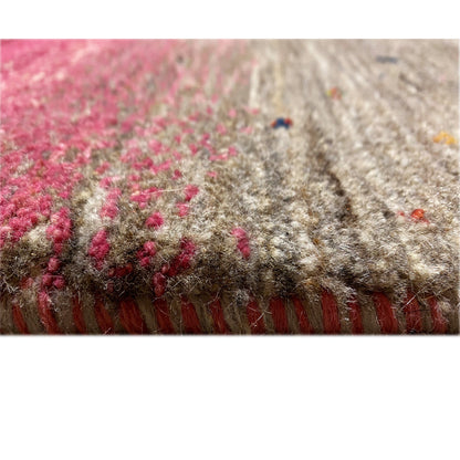 Gabbeh Exklusiver Teppich Rosa 288x247 cm - German Carpet Shop