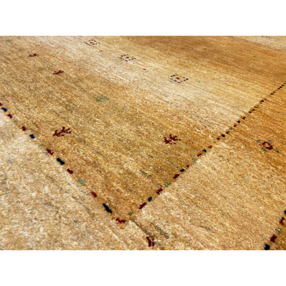 Handgemachter Teppich Gold