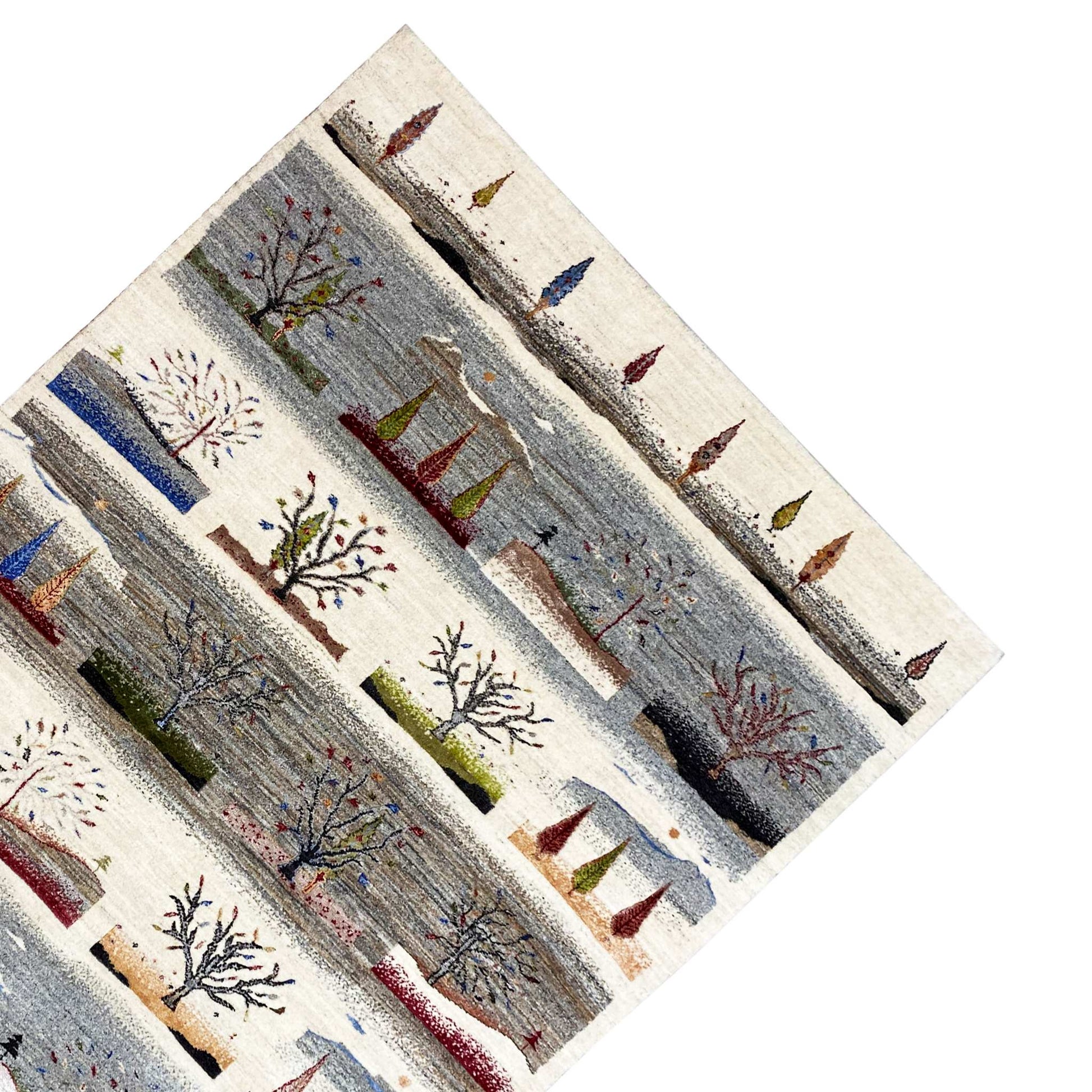 Gabbeh Lori Teppich, 237x166 cm - Handgesponnene Wolle - German Carpet Shop