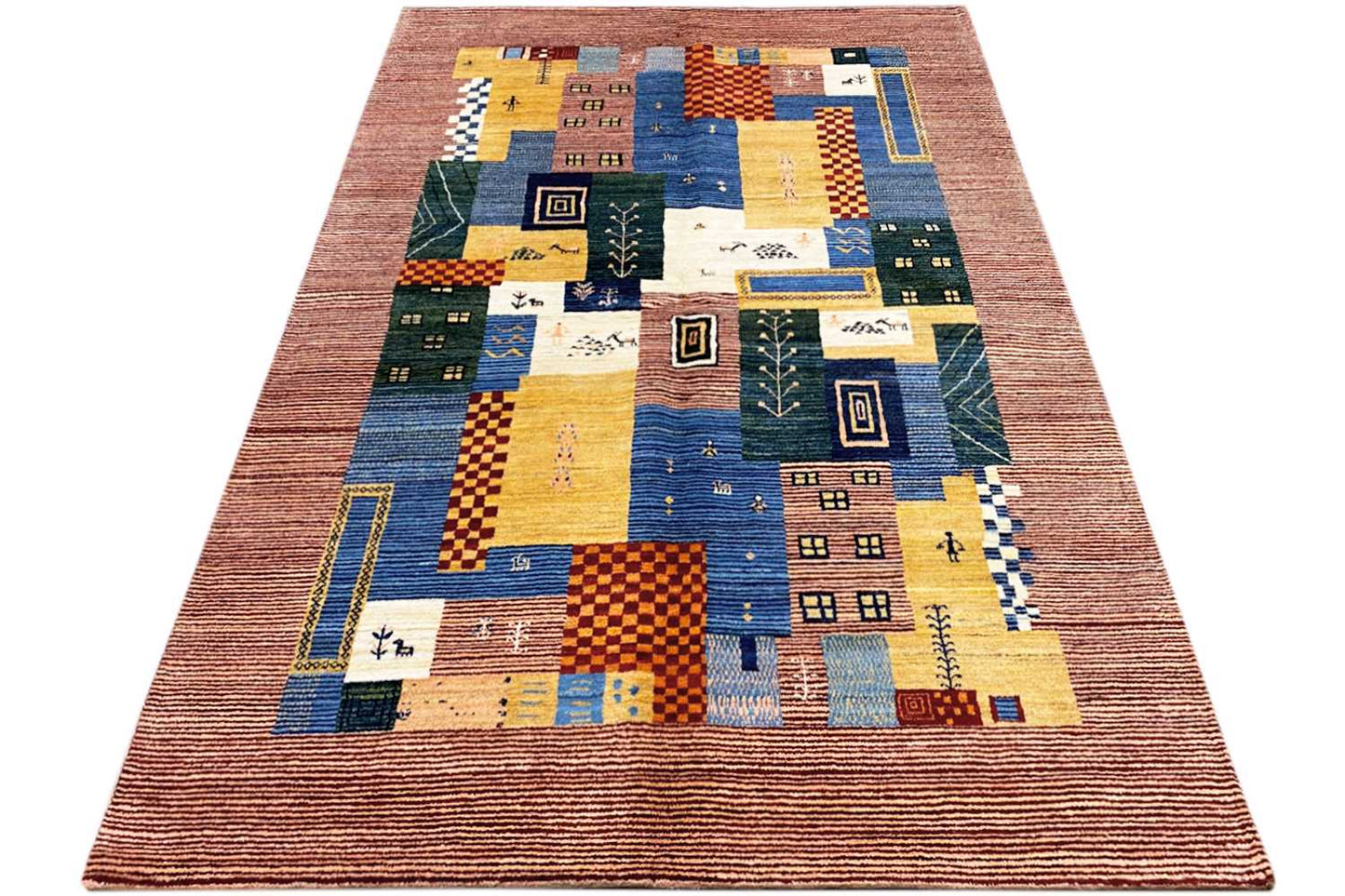Gabbeh - Lori Teppich (180x240 cm / 6x8 ft) - German Carpet Shop