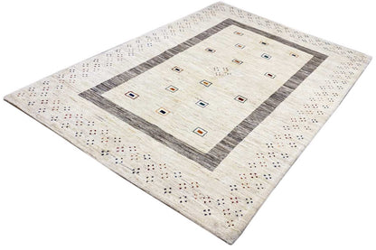 Natürlicher Gabbeh Teppich (170x240 cm / 6x8 ft) - German Carpet Shop